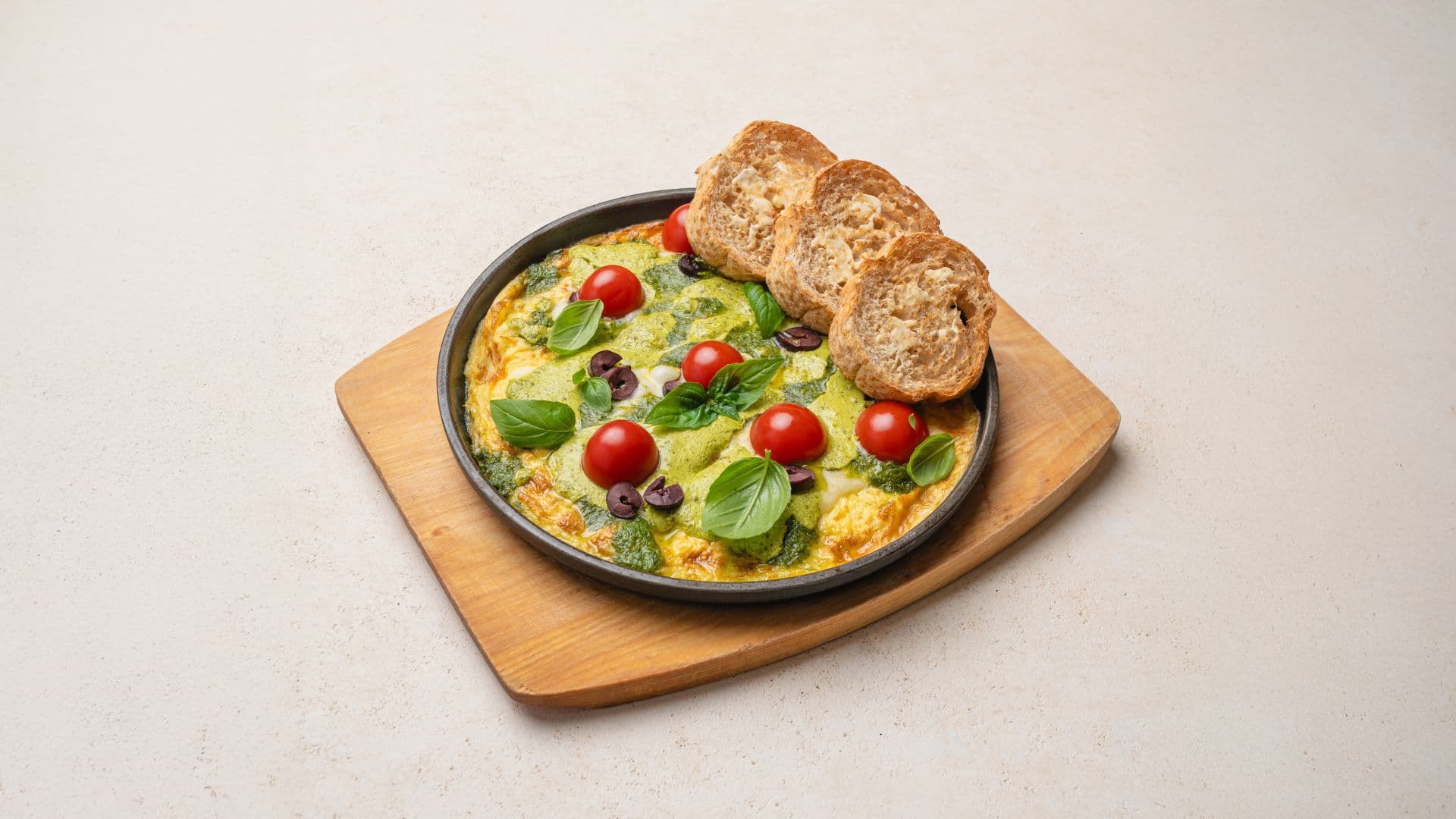 Basil Pesto Omelette