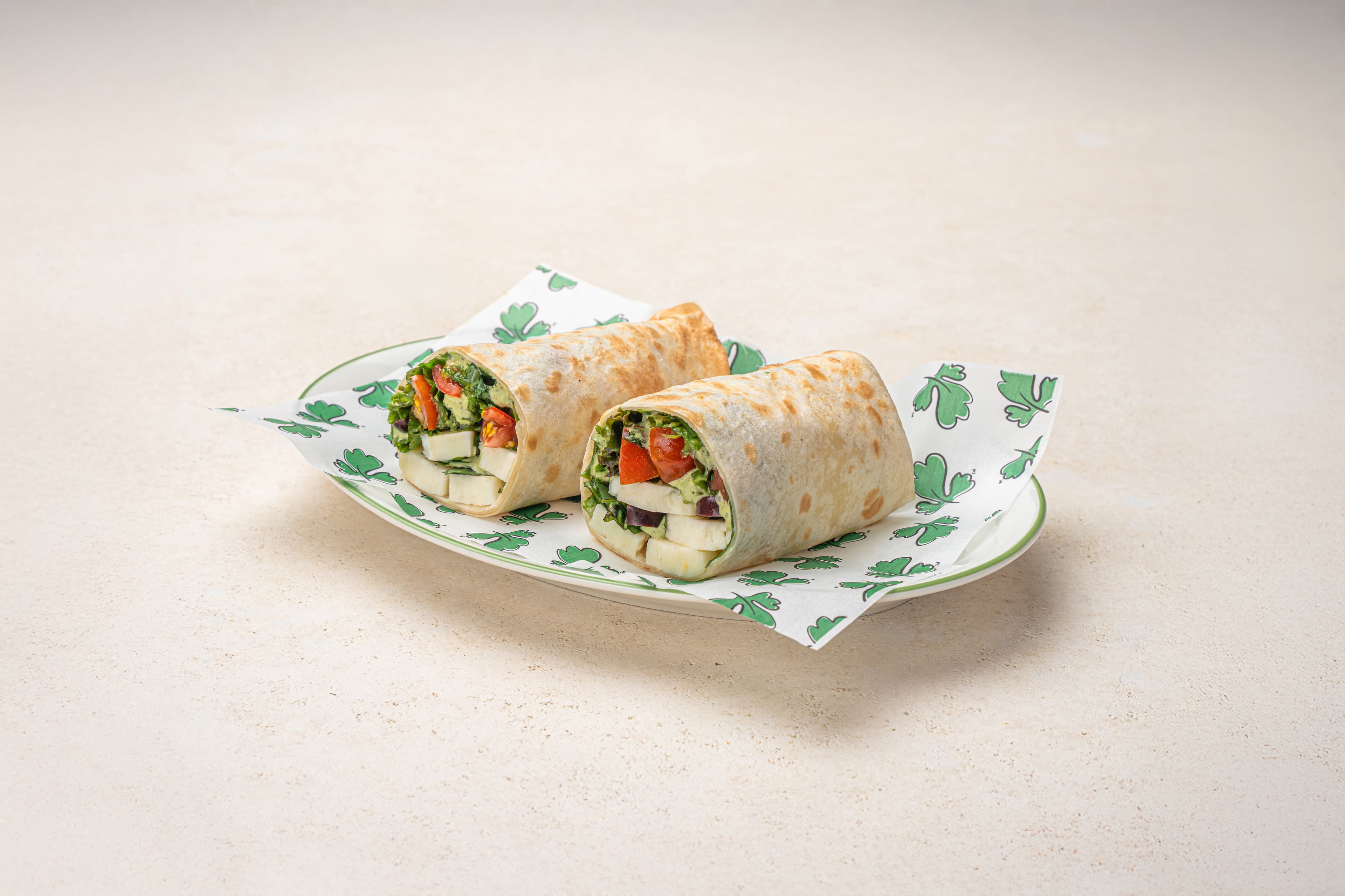 Halloumi Pesto Wrap