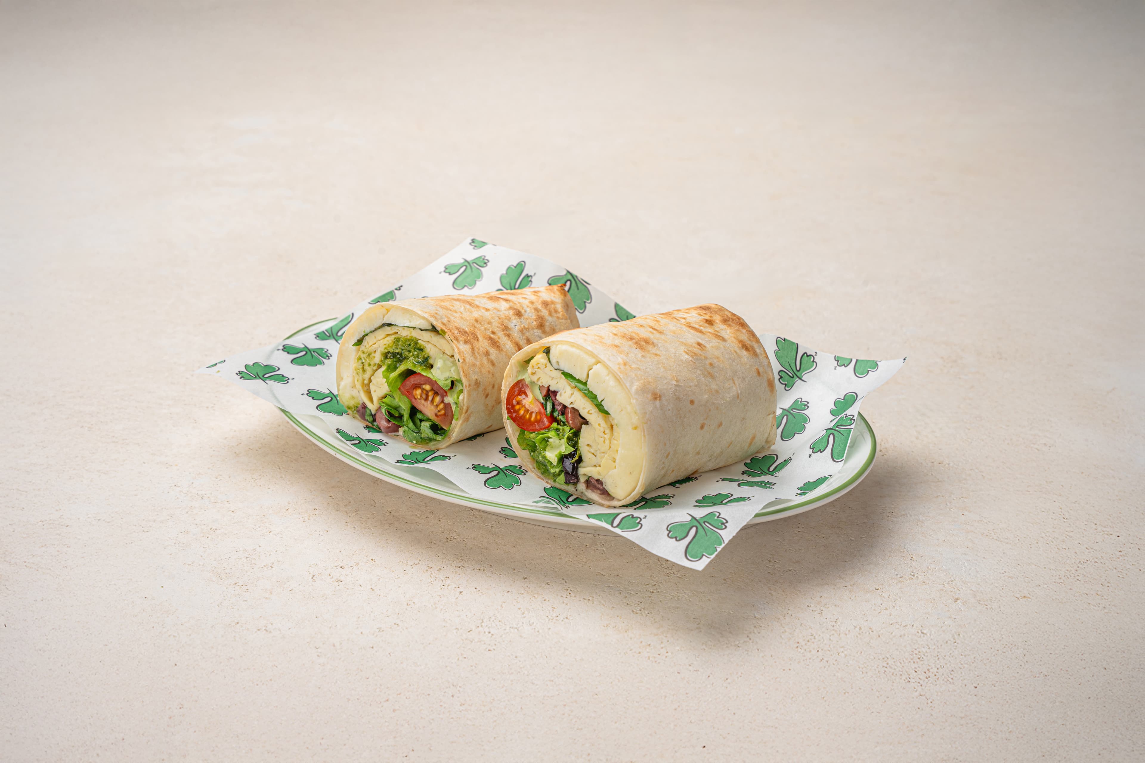 Halloumi & Egg Wrap