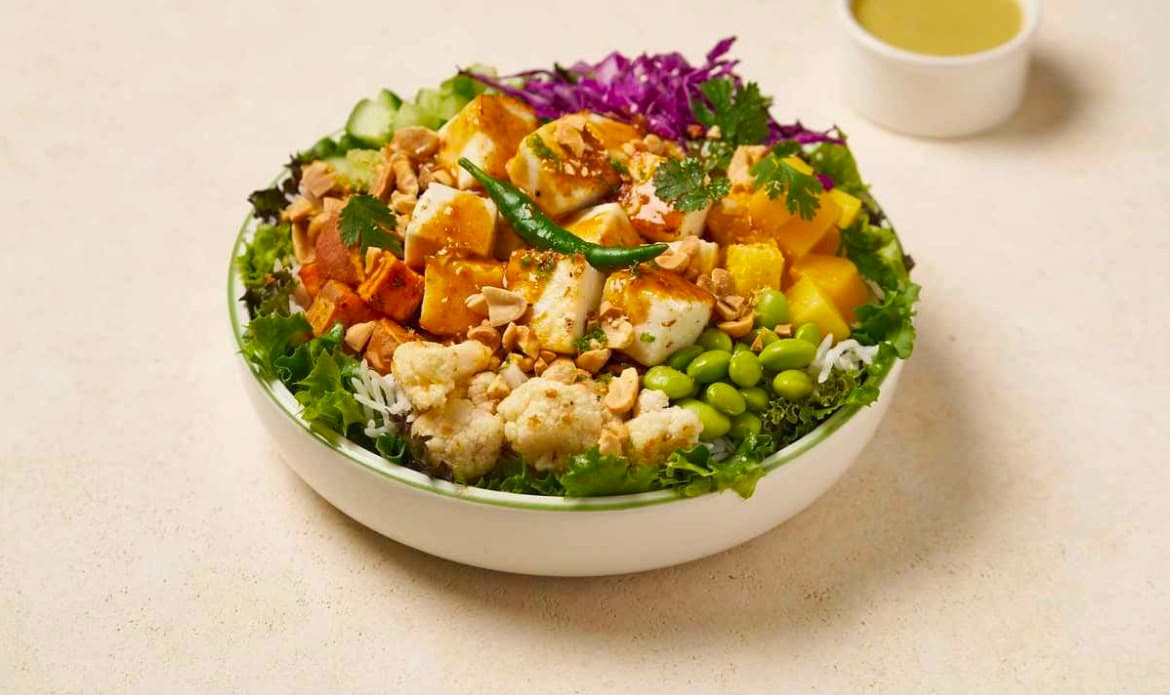 Thai Peanut Bowl with Tofu & Sweet Potato